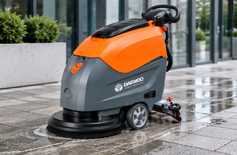 Daewoo DAFL50A Daewoo DAFL50A gyalogkíséretű súroló-szárítógép professzionális telephelytisztításhoz