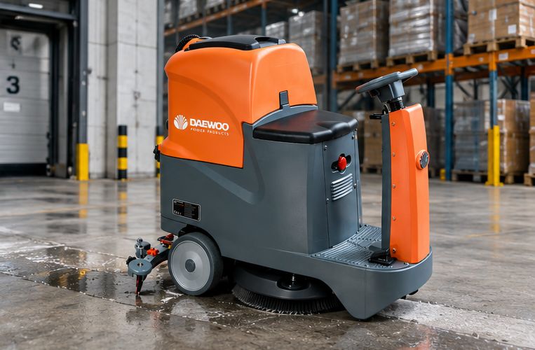 Daewoo DAFR70 Daewoo DAFR70 ráülős súroló-szárítógép ipari és telephelyi felületek gépi tisztításához